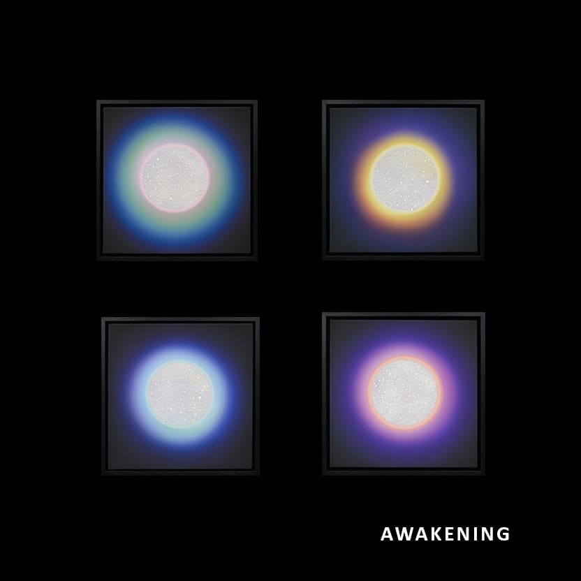 Lauren Baker, Awakening - Chakra Canvas - Set of 4, 2020