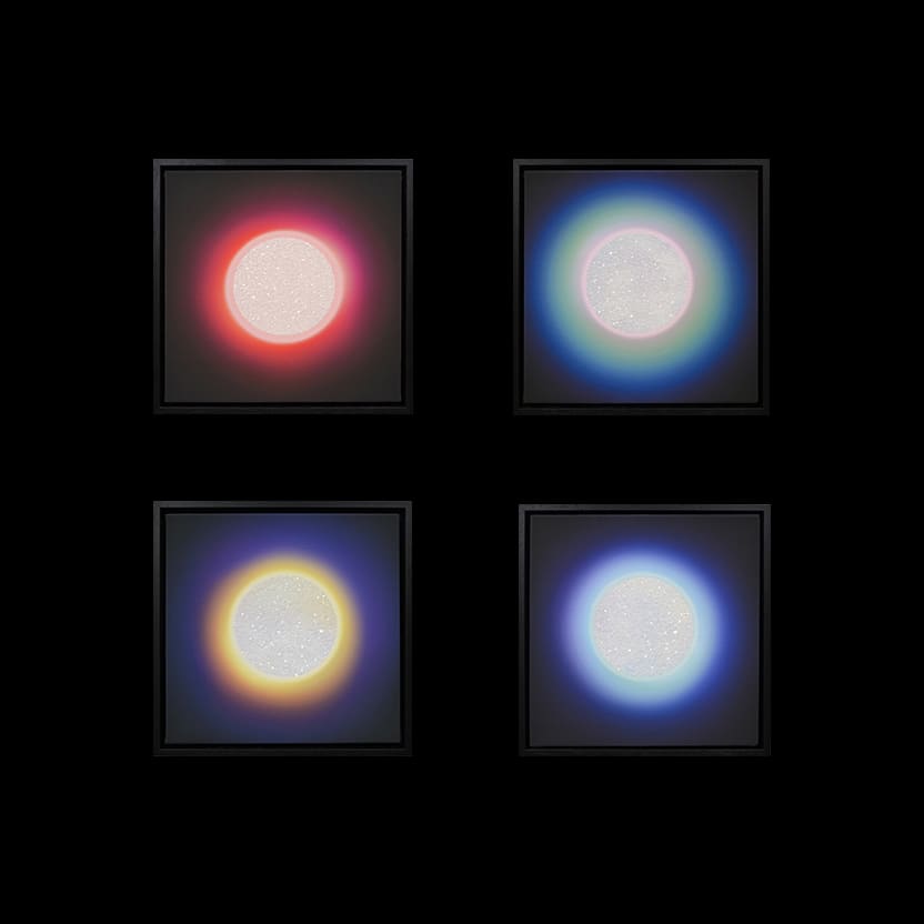 Lauren Baker, Activation - Chakra Canvas - Set of 4 , 2020