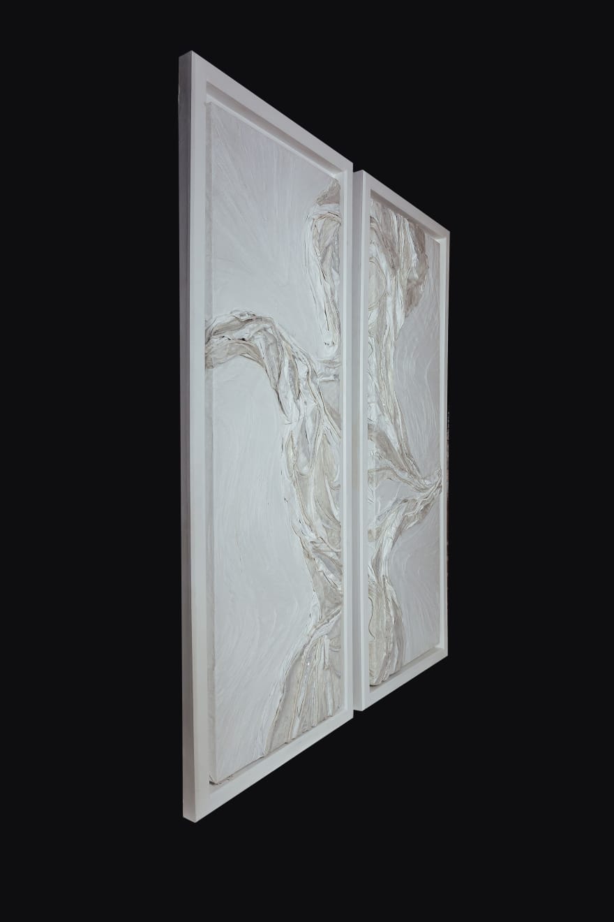 Lauren Baker, Astral Entanglement - Diptych, 2017