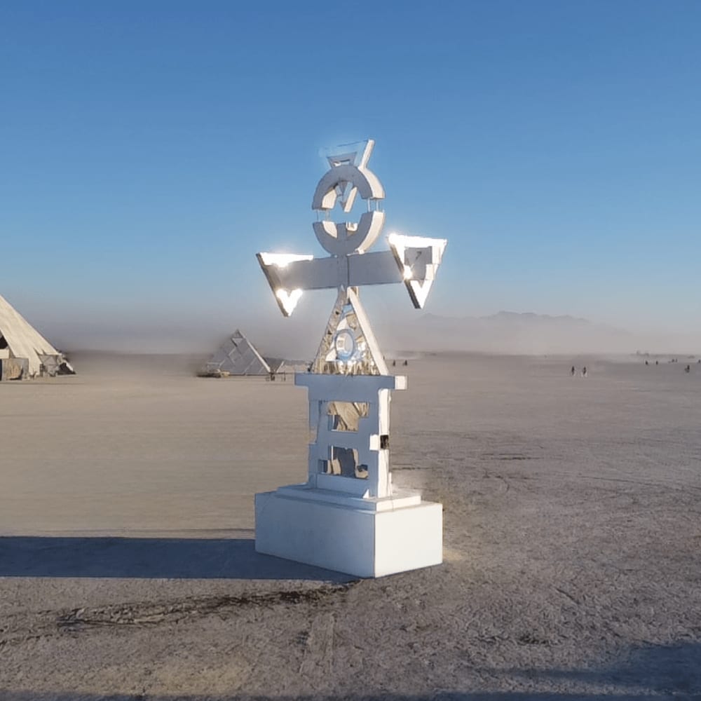 Lauren Baker, Wisdom Totems, 10M, Burning Man, 2023