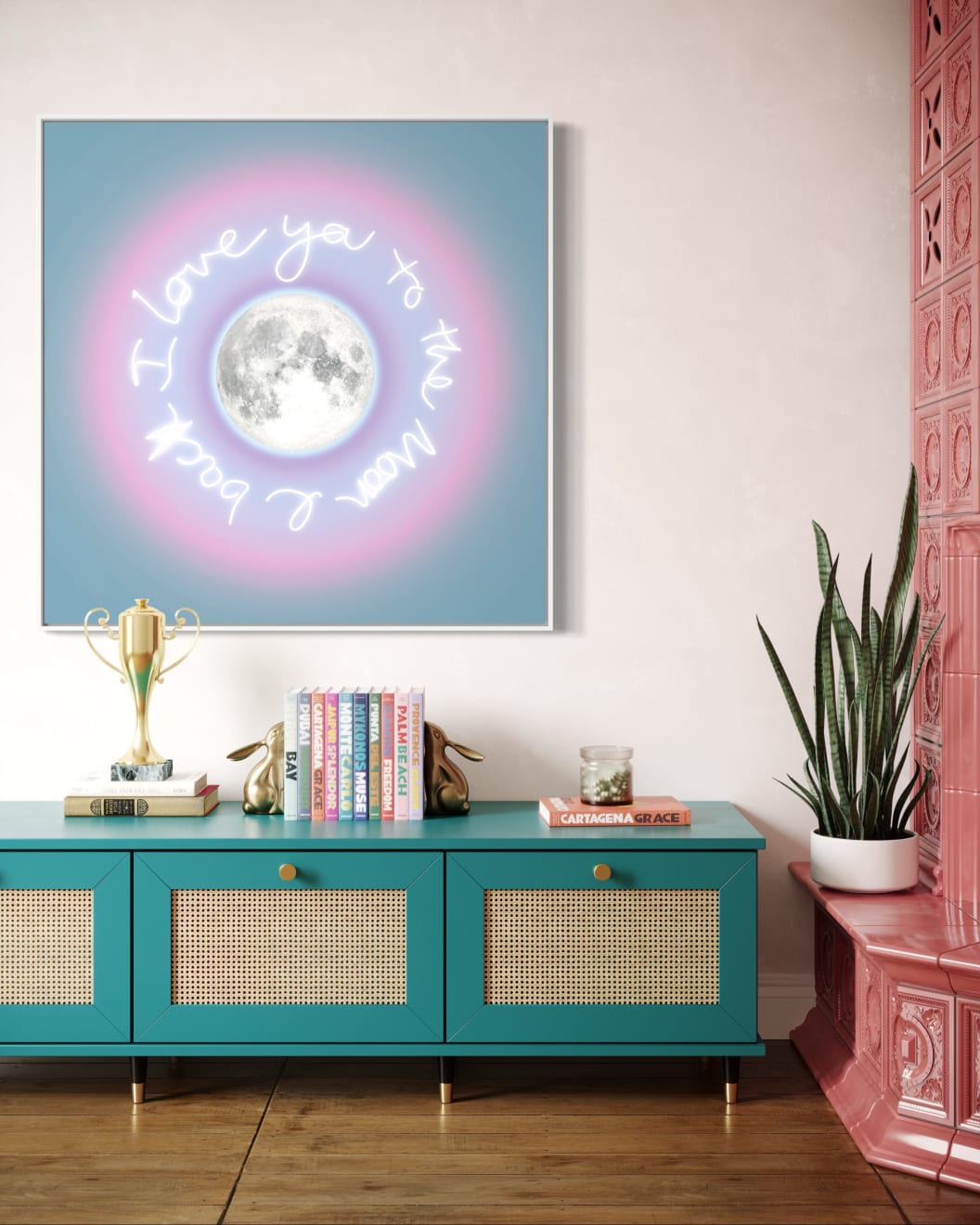 Lauren Baker, To The Moon & Back (Pink Lavender) Supersize, 2025