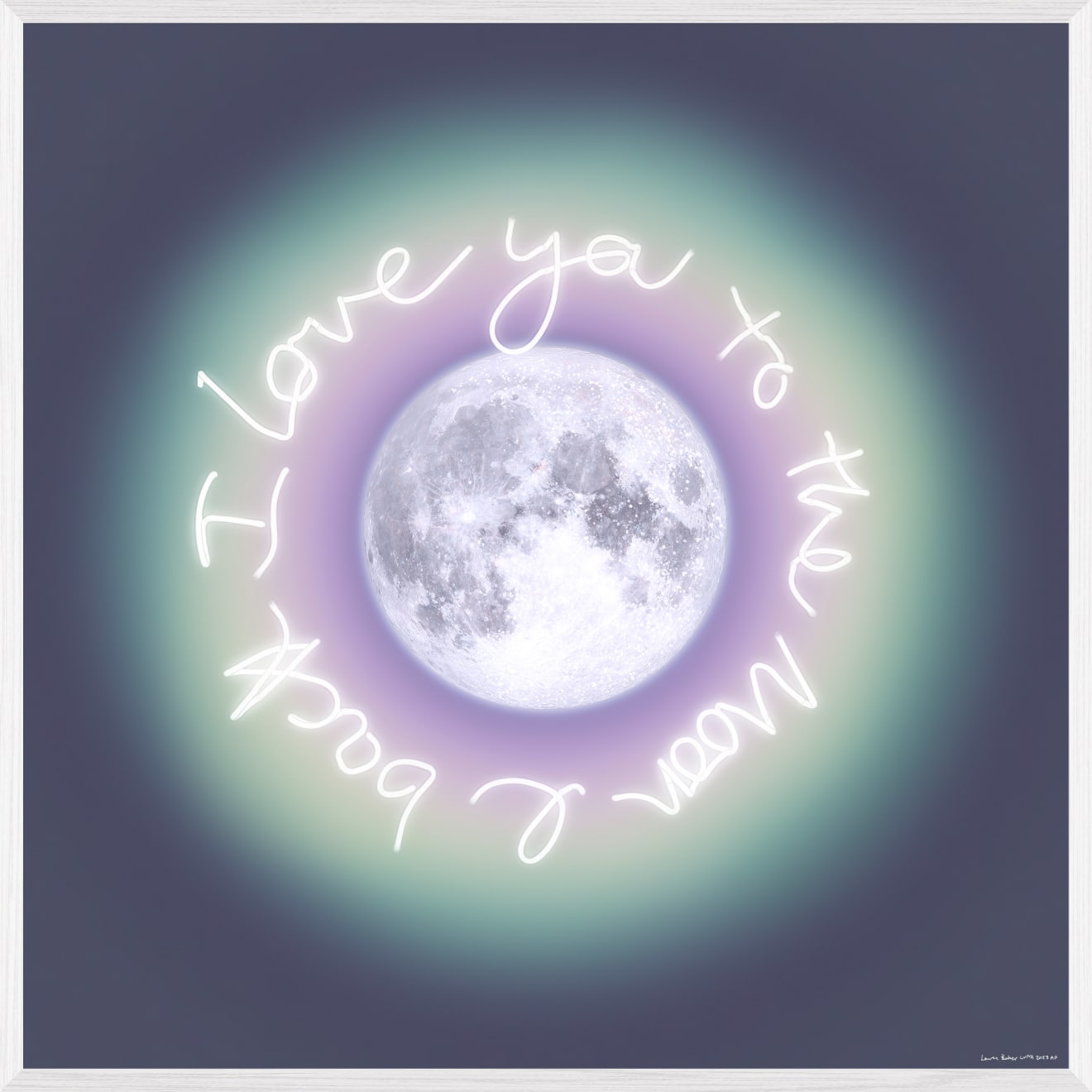 Lauren Baker, To The Moon & Back (Auric Moon) Supersize, 2023
