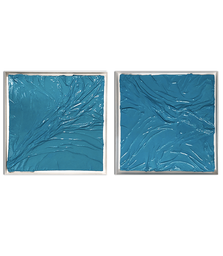 Lauren Baker, I'd Swim To The Deepest Depths To Find You - Diptych, 2017