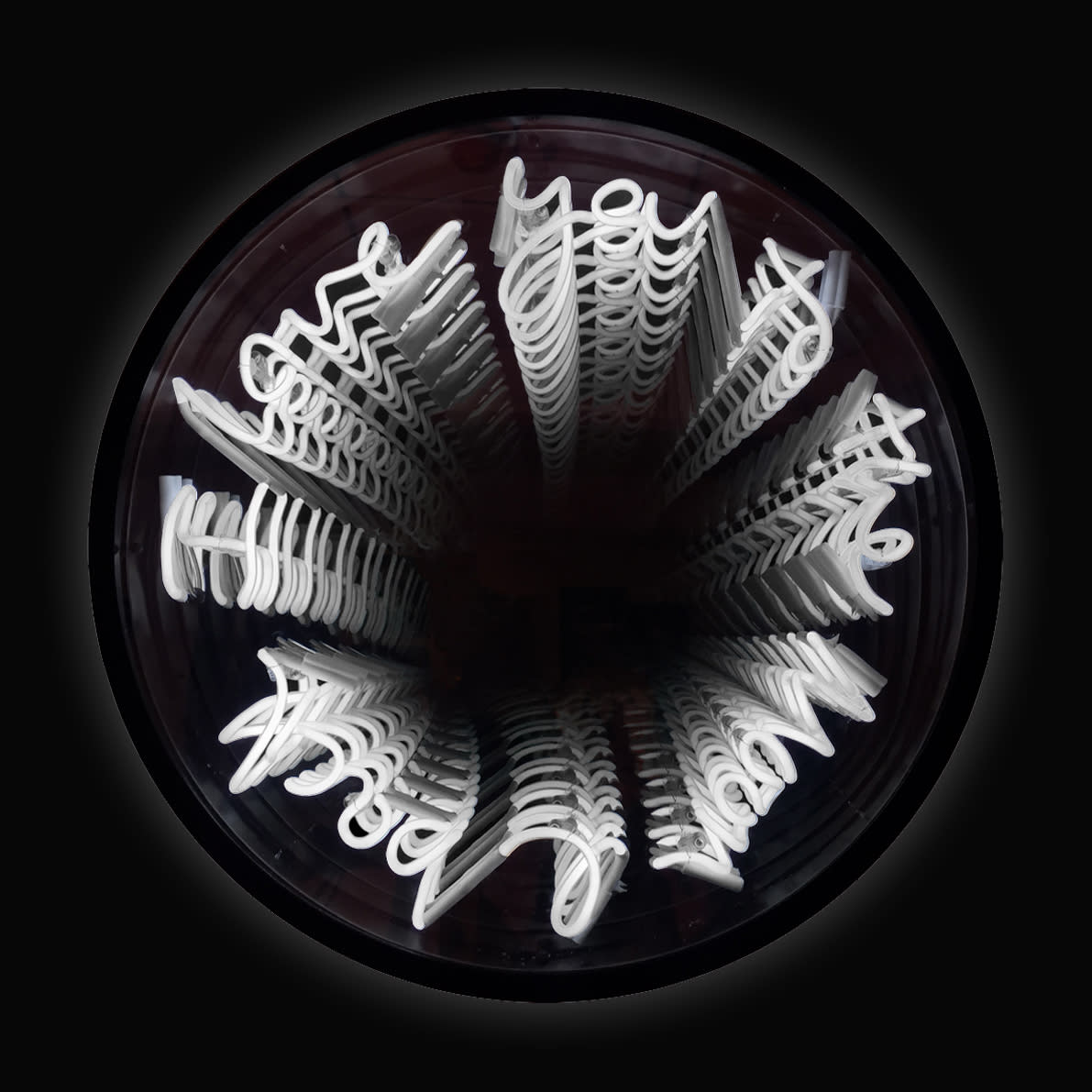 Lauren Baker, To the Moon & Back Infinity (White), 2017