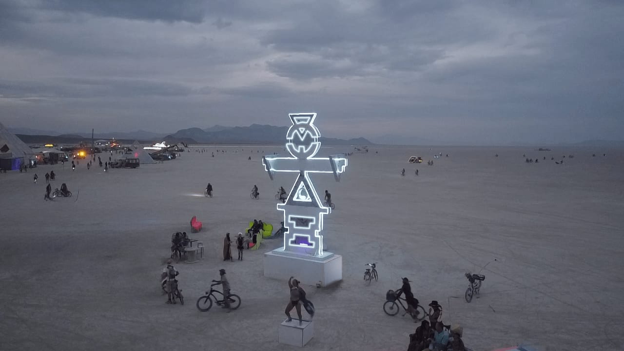 Lauren Baker, Wisdom Totems, 10M, Burning Man, 2023