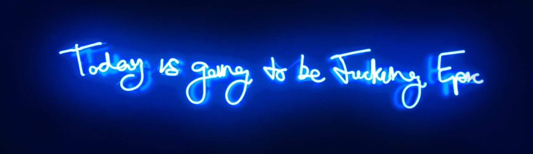 Lauren Baker, Fucking Epic (Electric Blue) , 2019