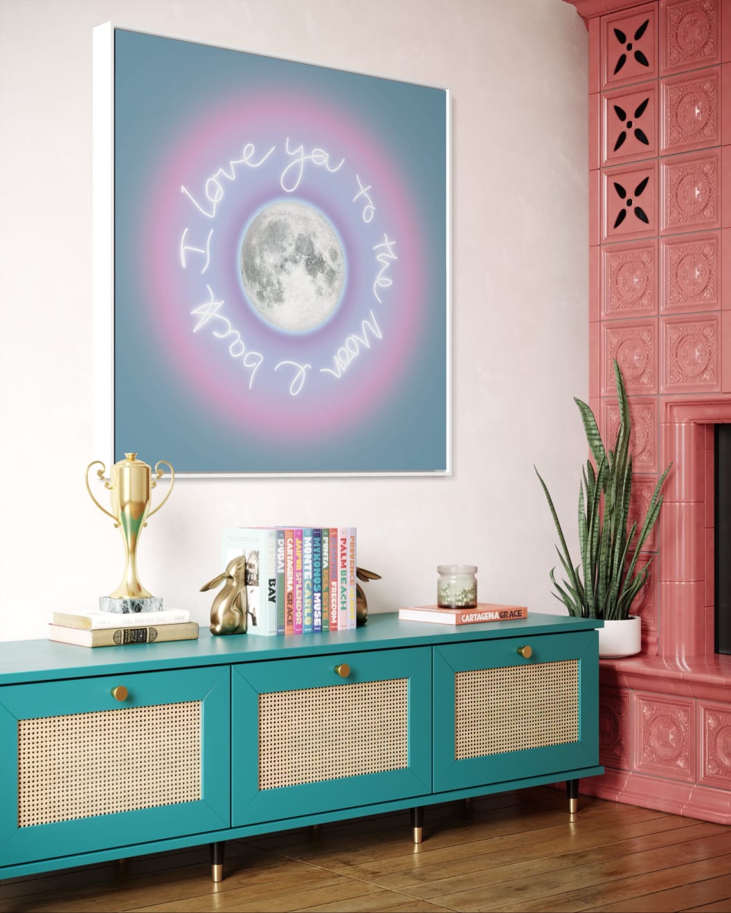 Lauren Baker, To The Moon & Back (Pink Lavender) Supersize, 2025