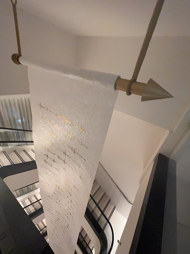 Lauren Baker, Letter From The Universe, 25M - Kintsugi, Abu Dhabi, 2023