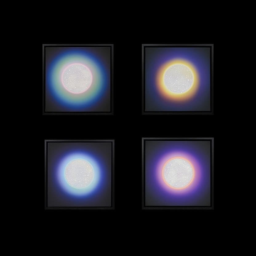 Lauren Baker, Awakening - Chakra Canvas - Set of 4, 2020