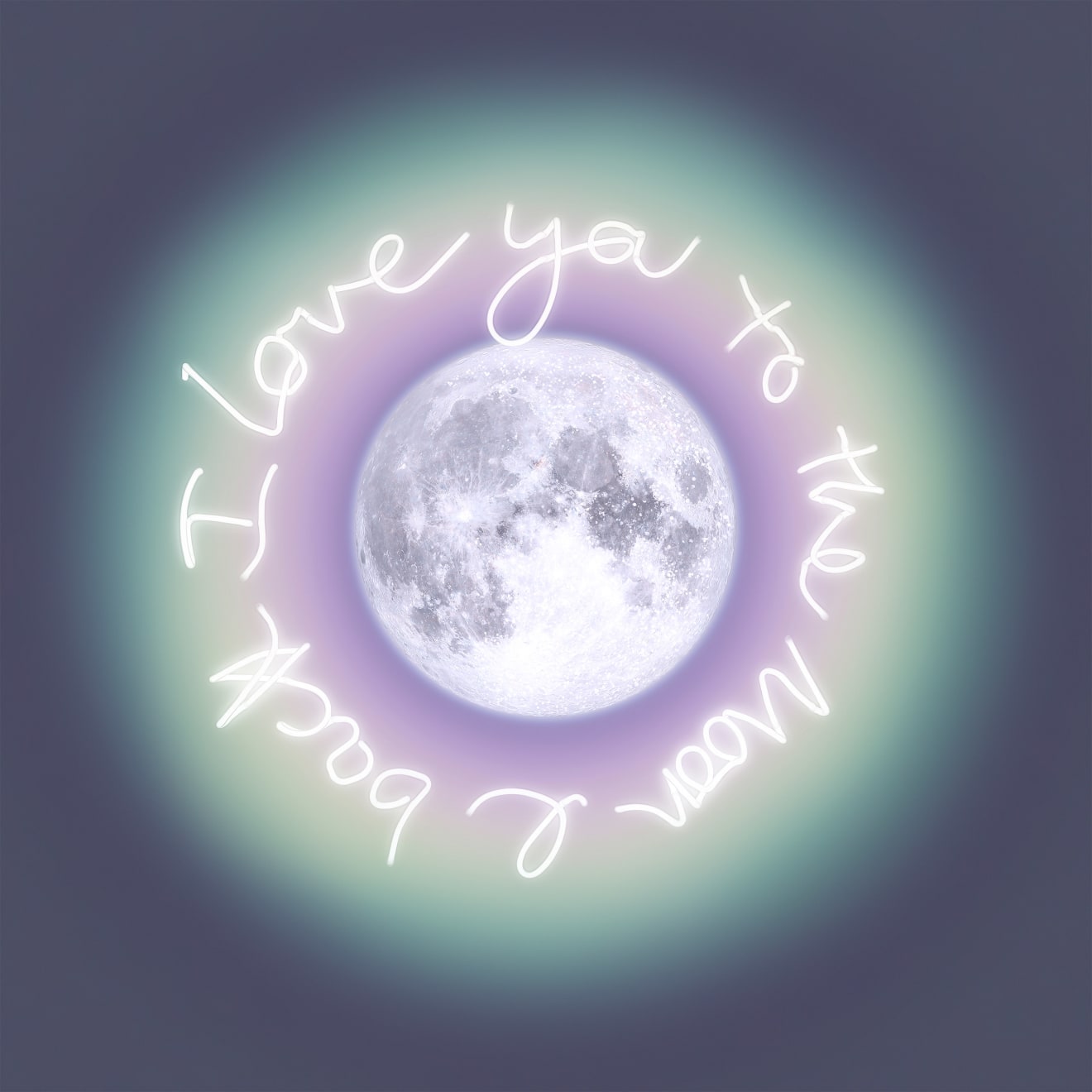 Lauren Baker, To The Moon & Back (Auric Moon) Mini, 2023