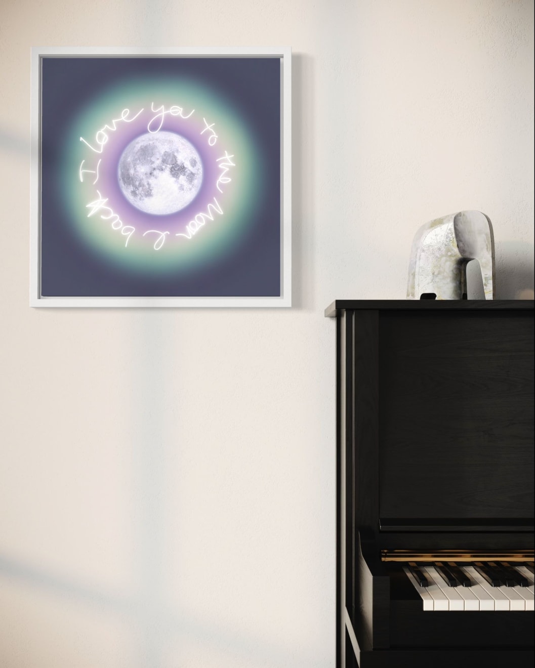 Lauren Baker, To The Moon & Back (Auric Moon) Mini, 2023