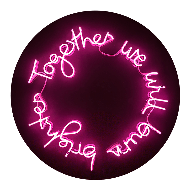 Lauren Baker, Together We Will Burn Brighter, 2018