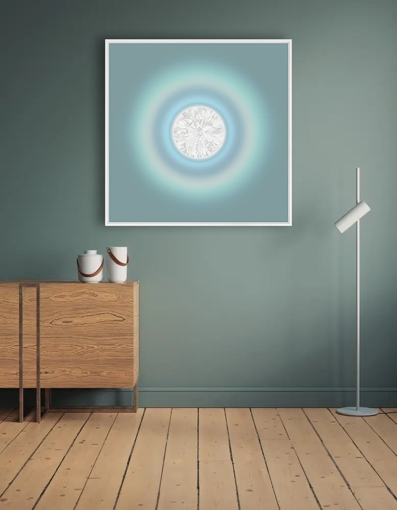 Lauren Baker, Auric Field - Aqua Mint (large), 2022