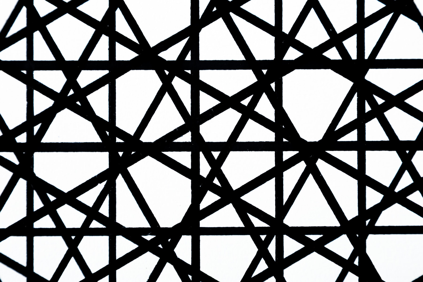 François Morellet, 3 double trames, 0, 30, 60, 1972