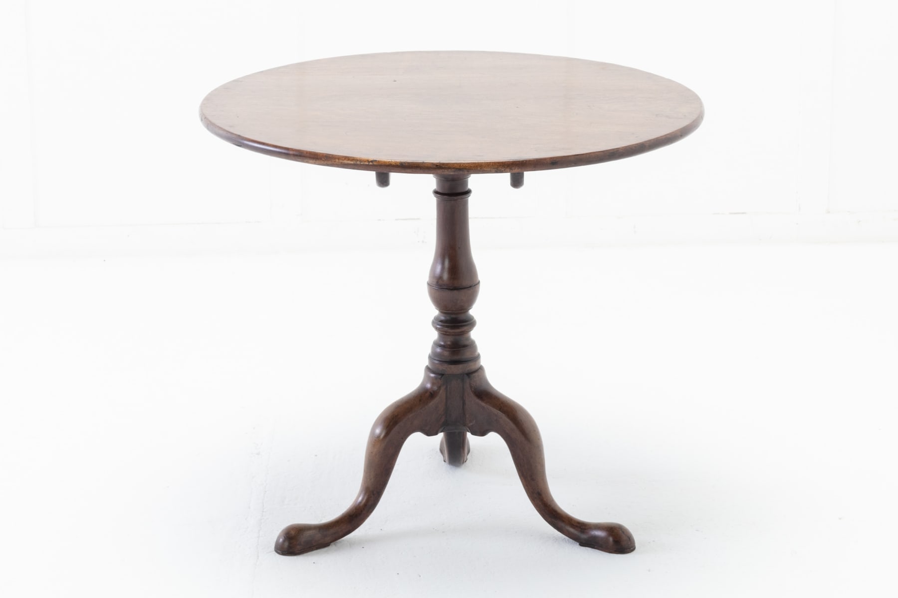 SOLD, 18th Century English Mahogany Tilt Top Tri-pod Table