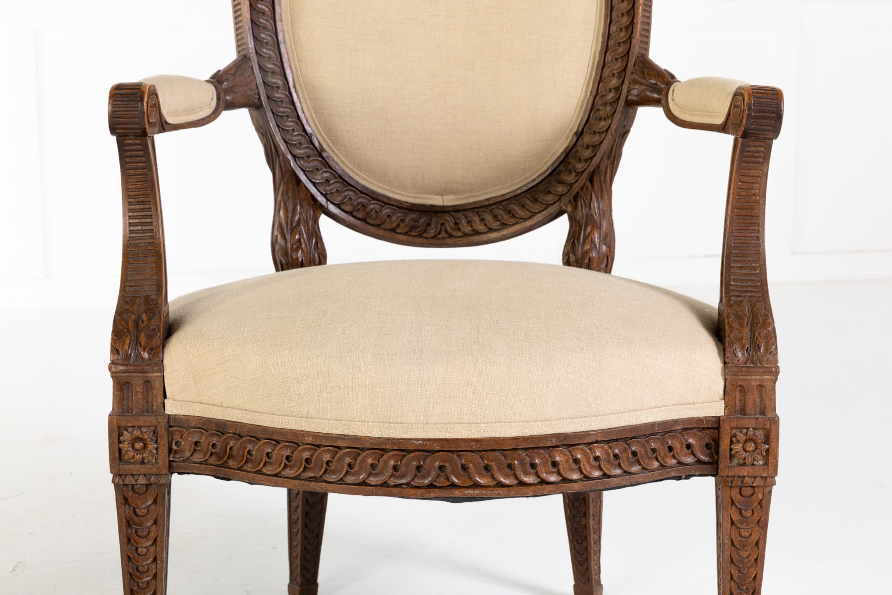Pair of French 18th Century Armchairs