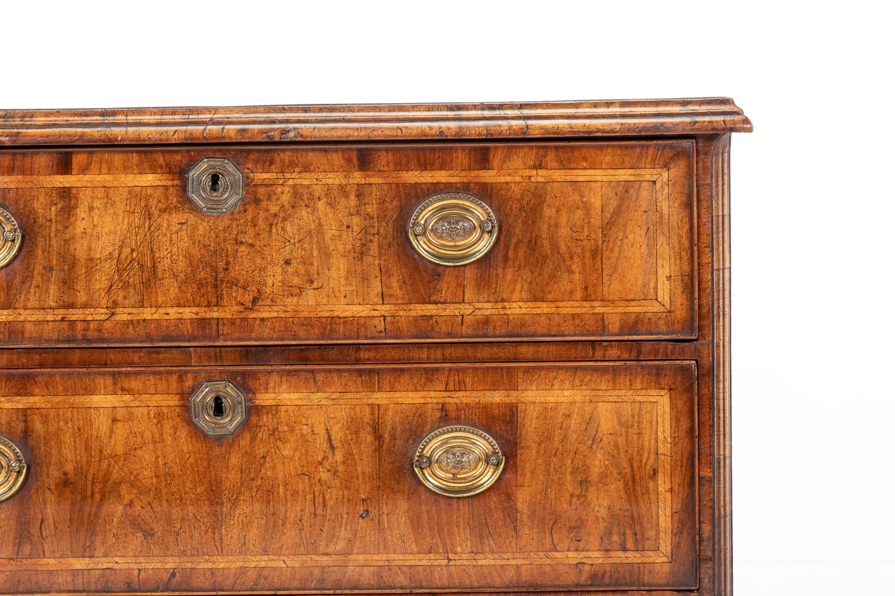 Early 18th Century George I English Walnut Chest of Drawers