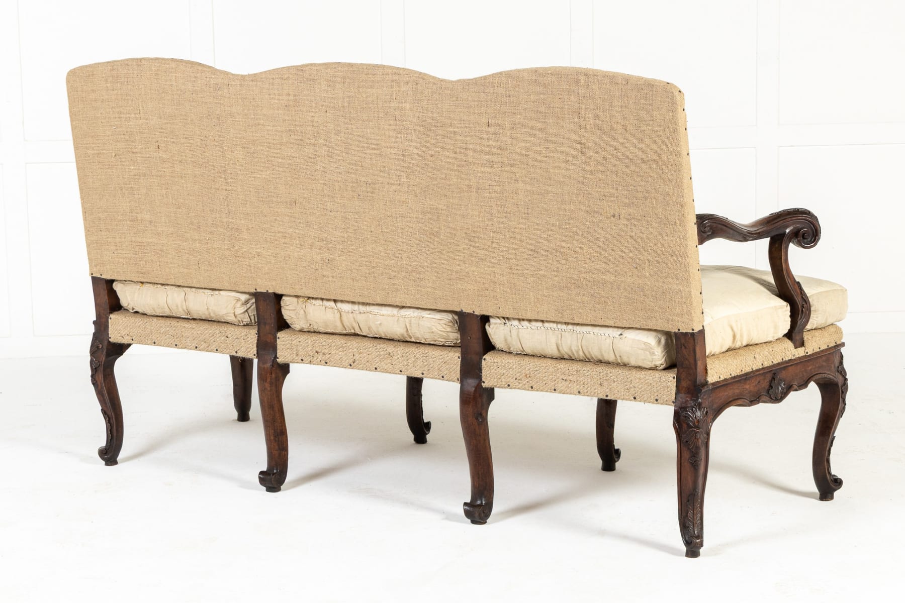 18th Century Italian Walnut Sofa