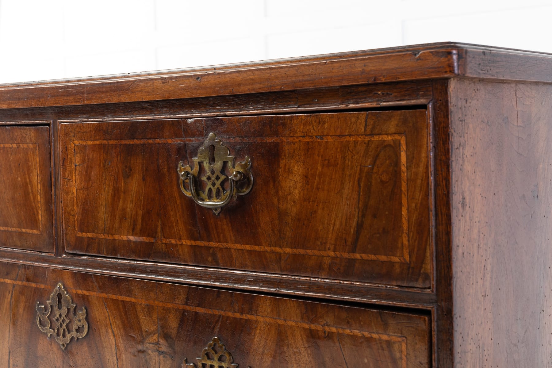 SOLD, 18th Century Queen Anne Walnut Chest of Drawers