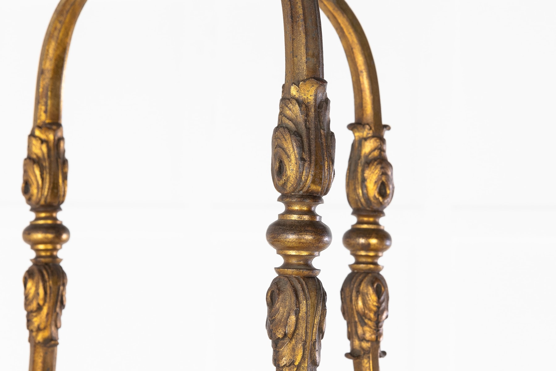 SOLD, 19th Century Gilt Bronze Hall Lantern