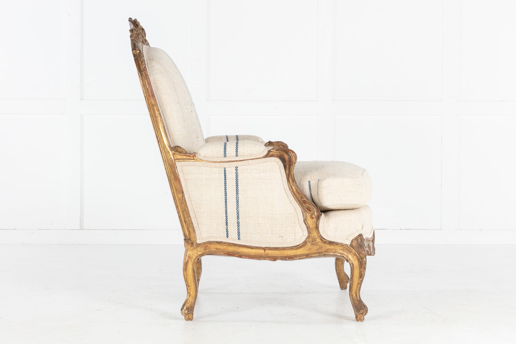 Large Scale 19th Century French Armchair