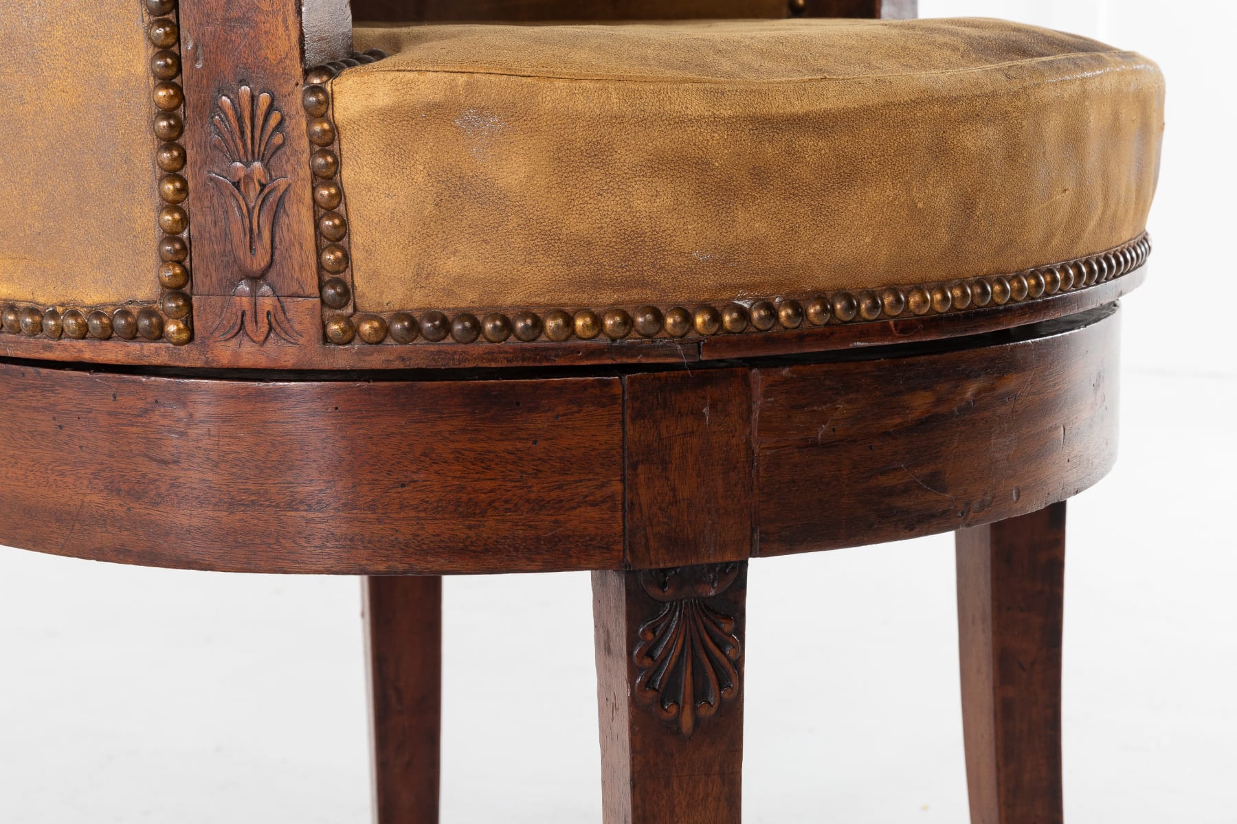 SOLD, Early 19th Century French Swivel Desk Chair