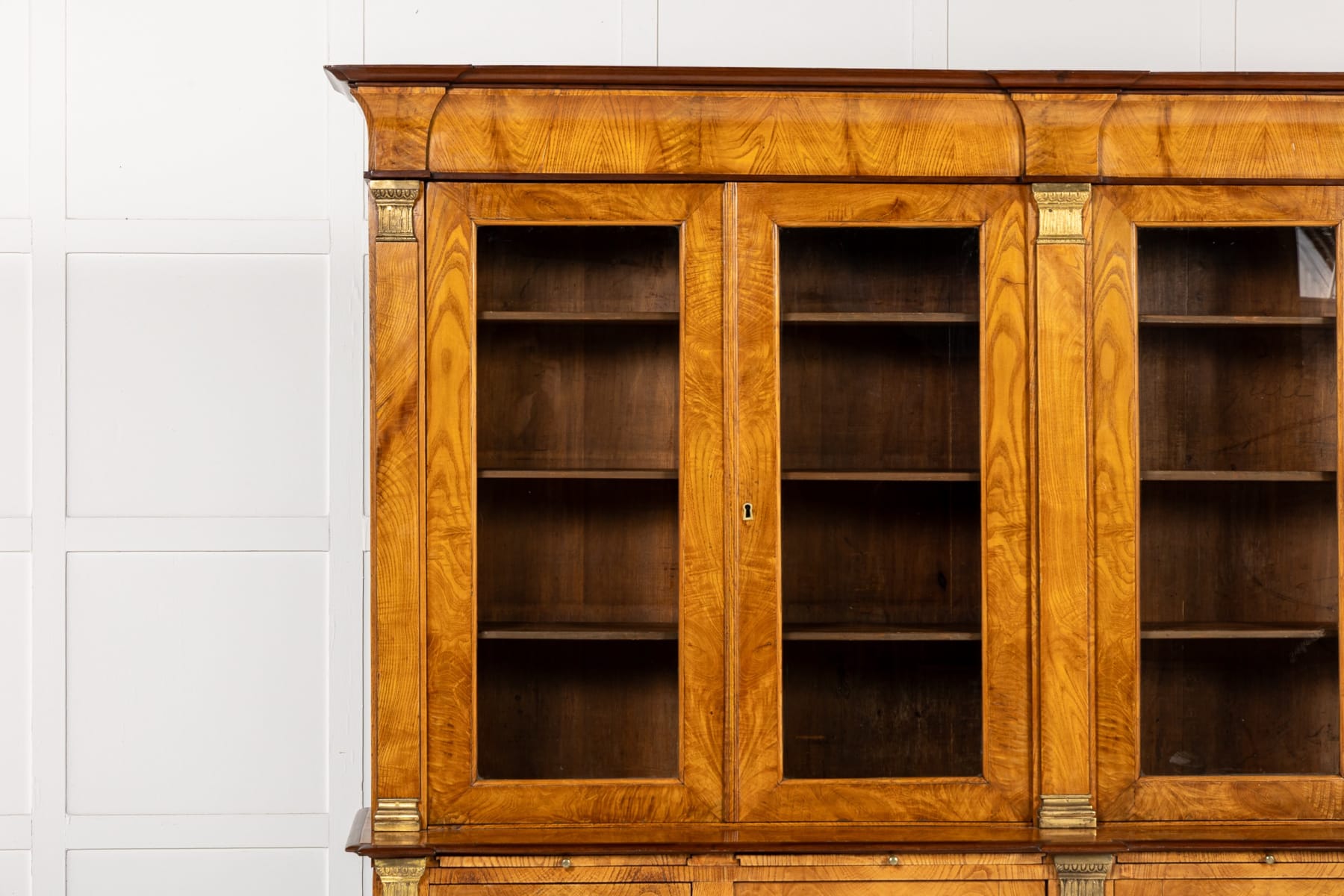 19th Century French Ash Bookcase