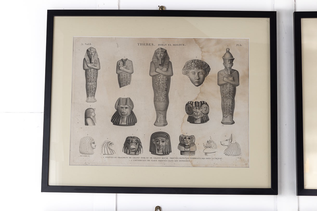 Set of Four 19th Century Framed Etchings