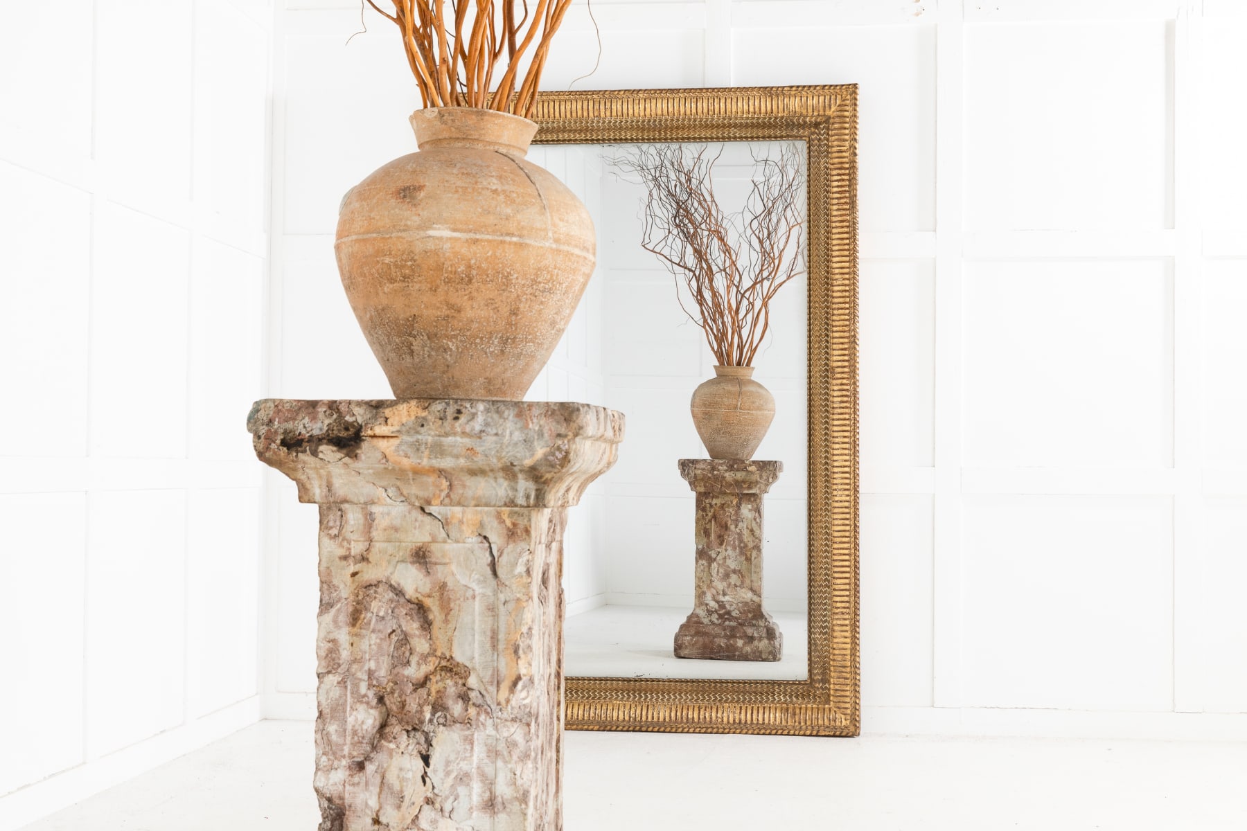 SOLD, 18th Century Marble Plinth