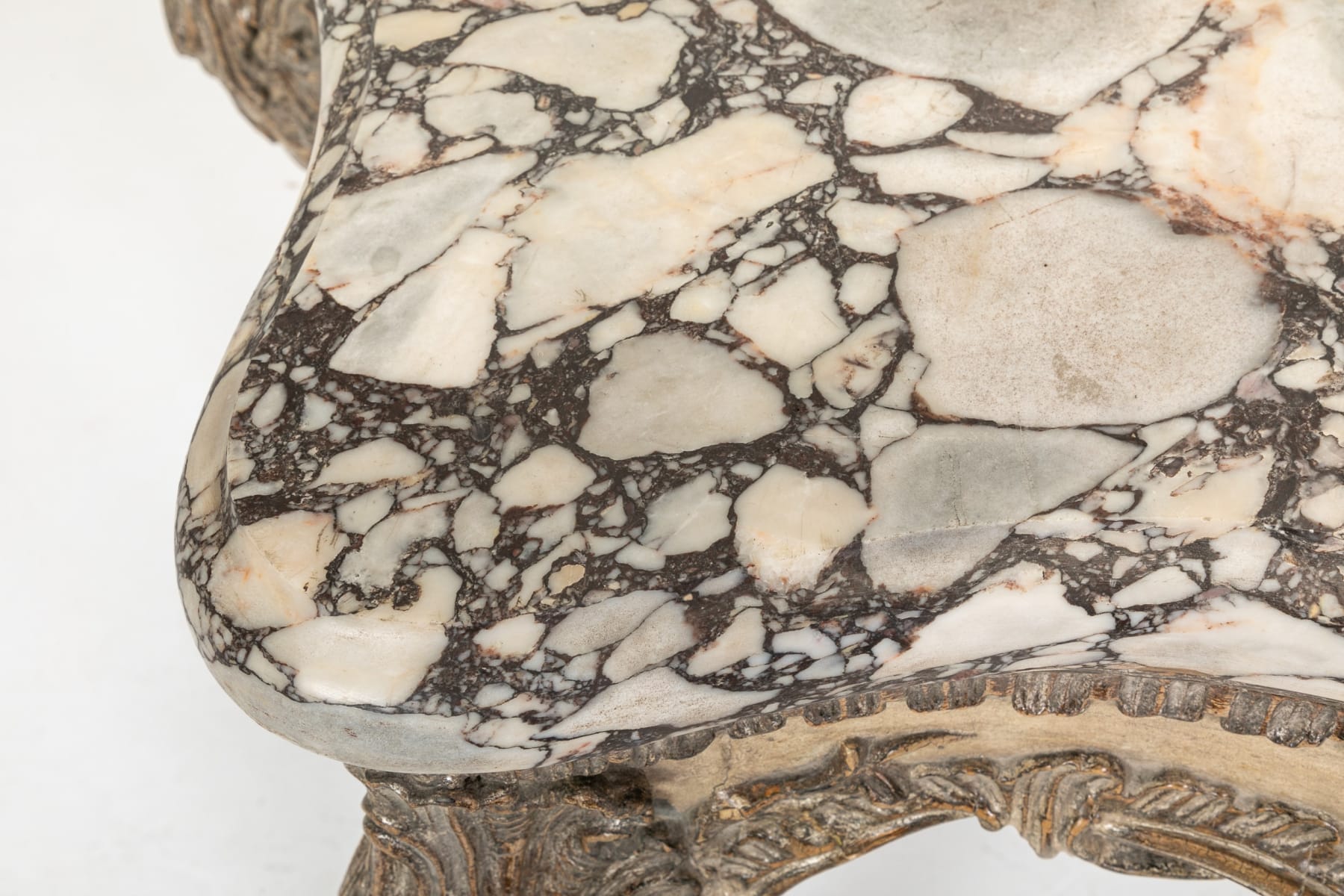 18th Century Italian Console Table with Marble Top