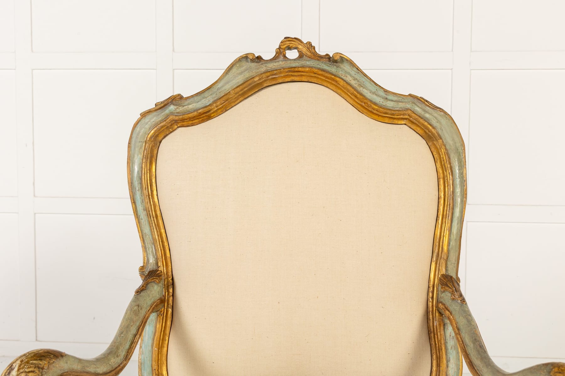 Pair of 18th Century Italian Painted Chairs