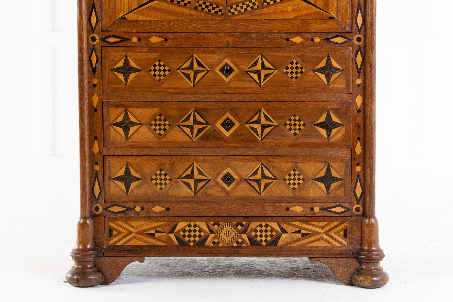 19th Century French Oak Escritoire