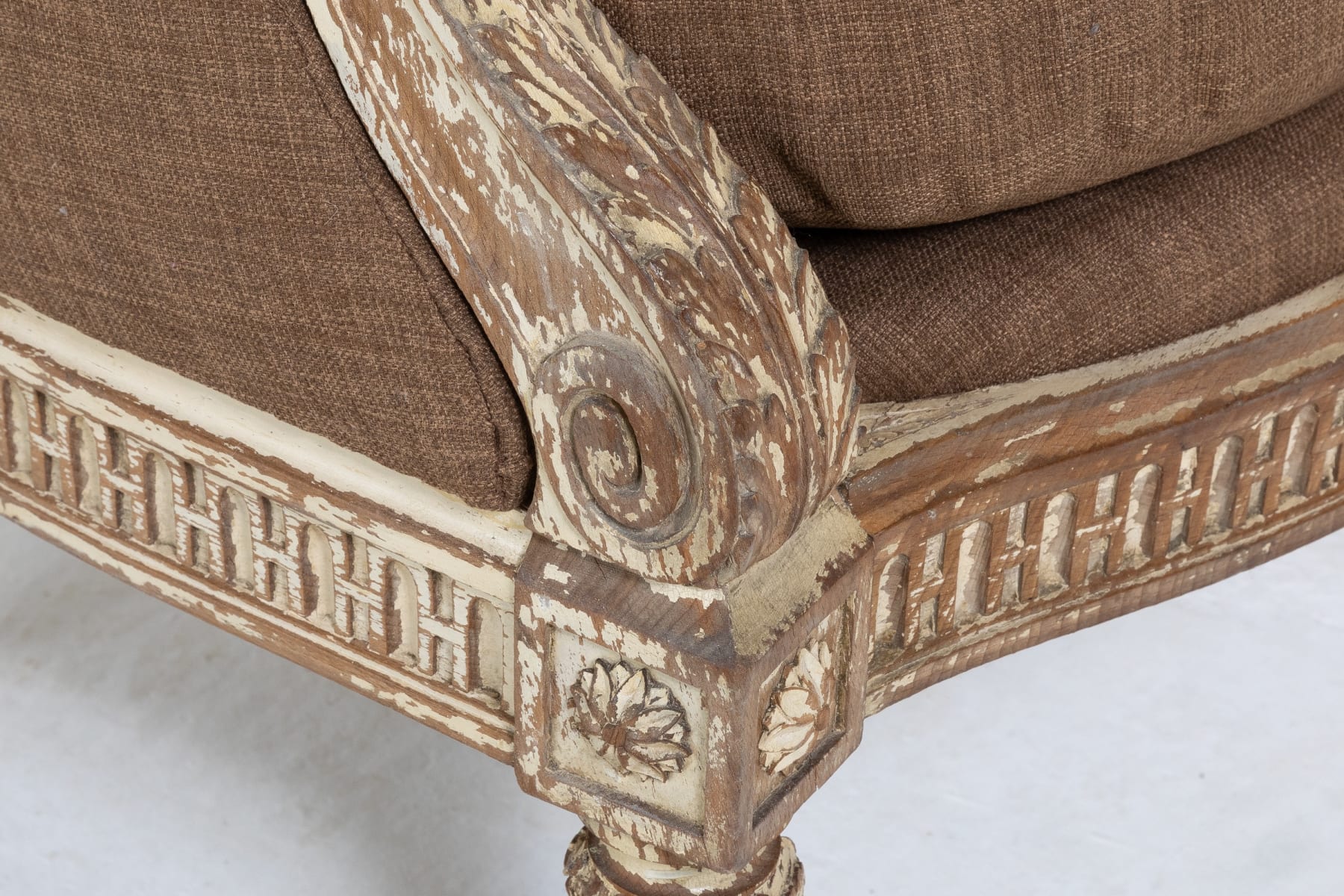 19th Century French Carved Wood Chair