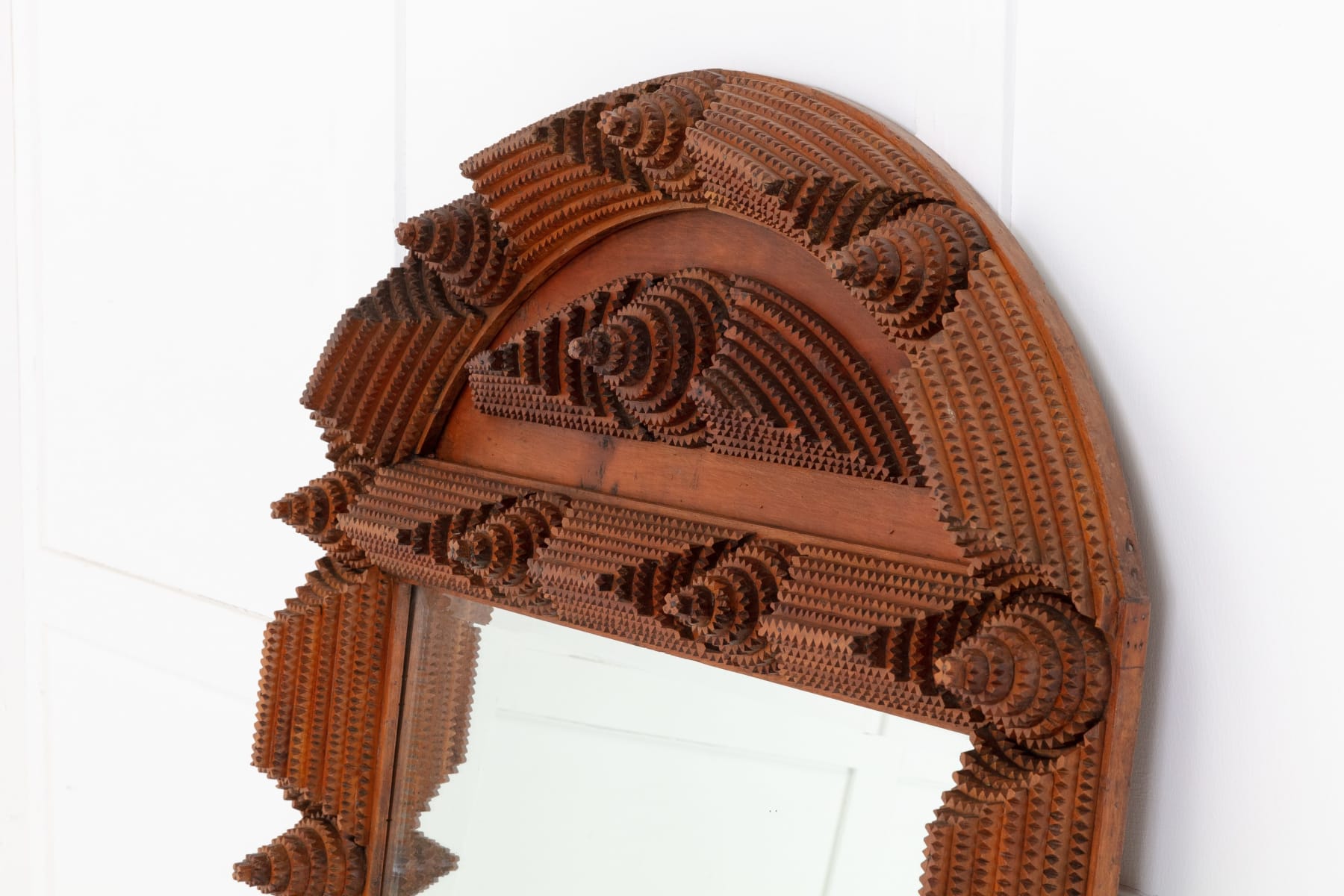 SOLD, 19th Century Tramp Art Mirror