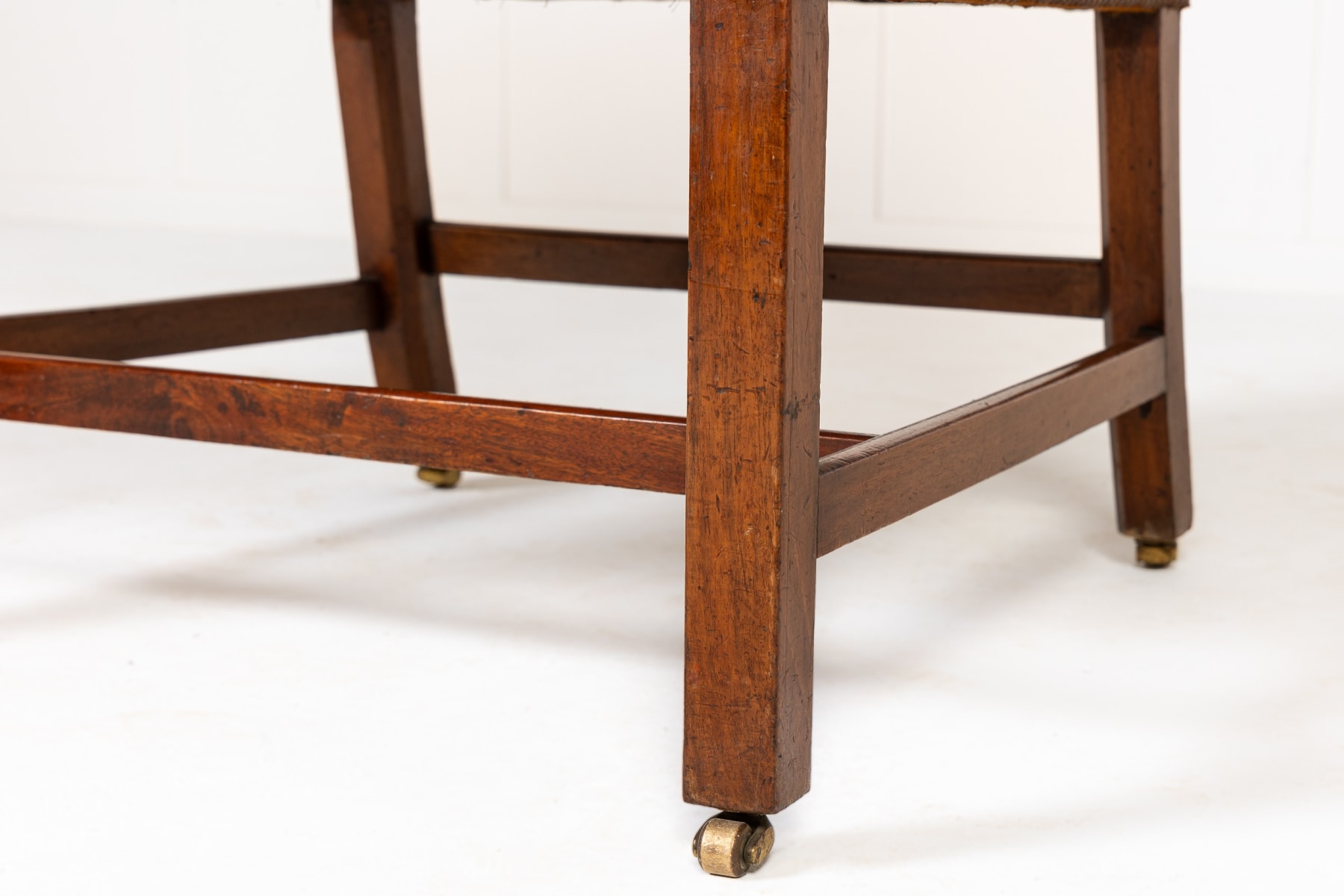 Large 18th Century George III Mahogany Gainsborough Armchair