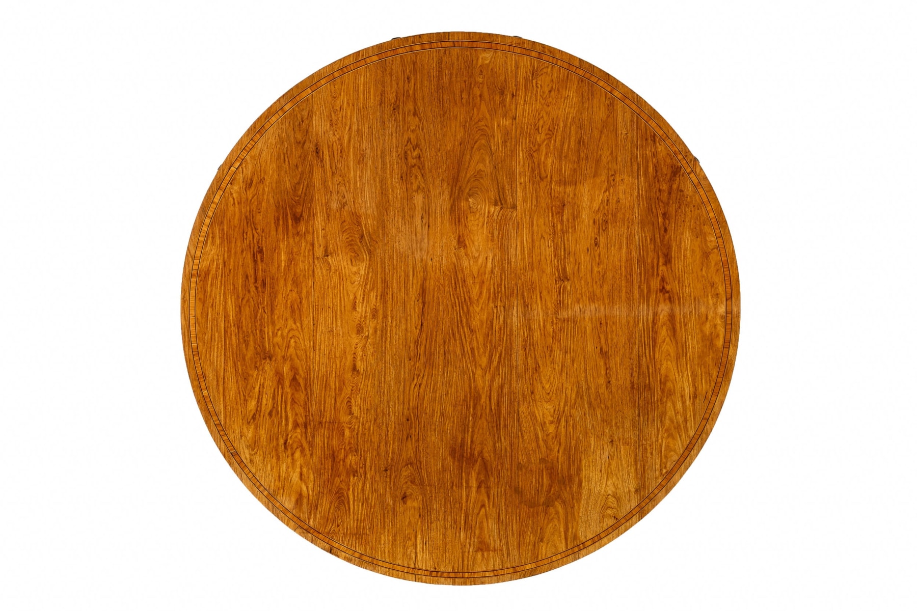 19th Century English Regency Teak Drum Table