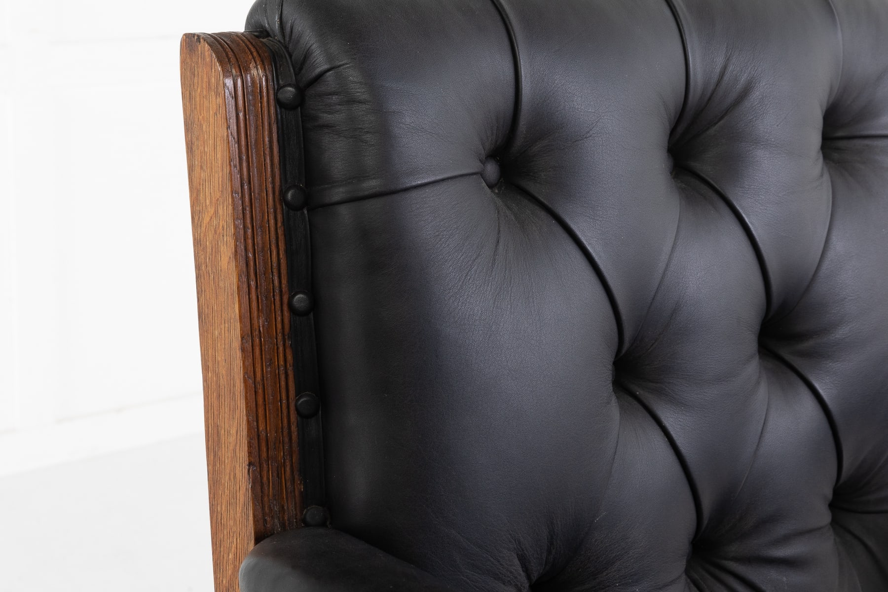 SOLD, Pair of 19th Century Large Scale Oak Armchairs