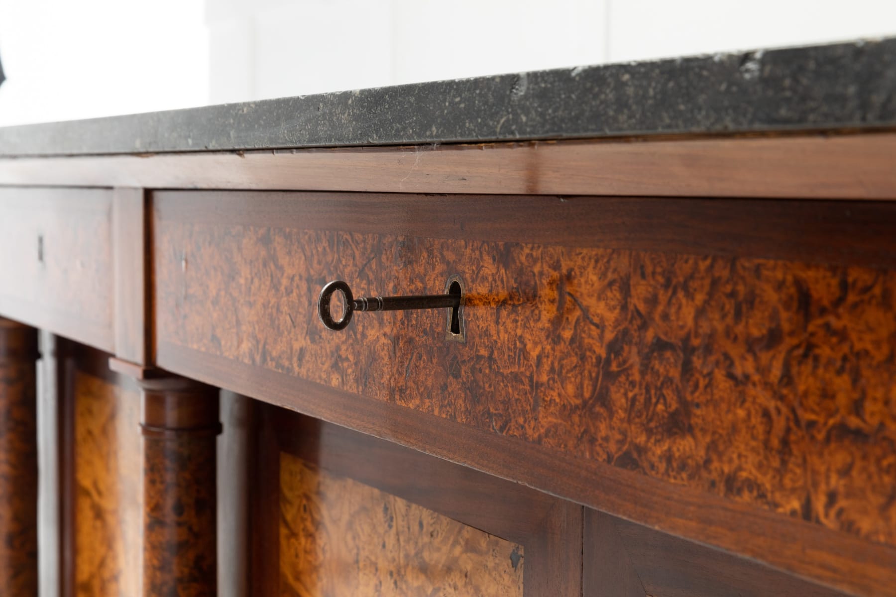 18th Century French Ash and Mahogany Enfilade