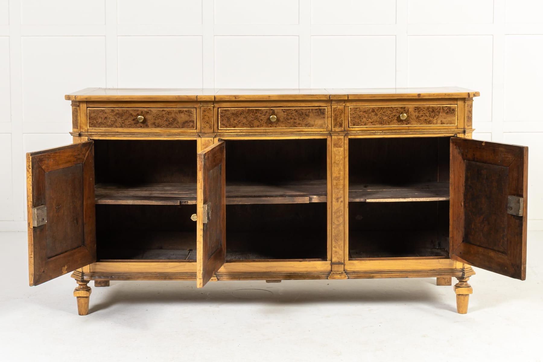 18th Century French Cherry and Elm Enfilade/Sideboard