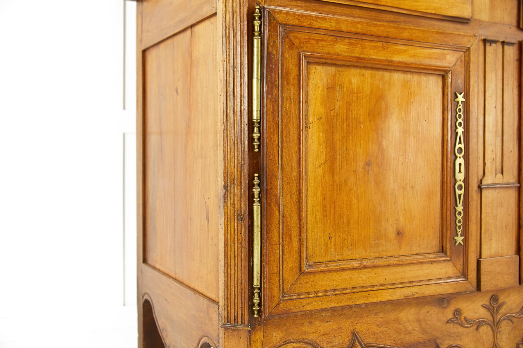 SOLD, Italian Cherry Buffet Deux Corps Circa 1800