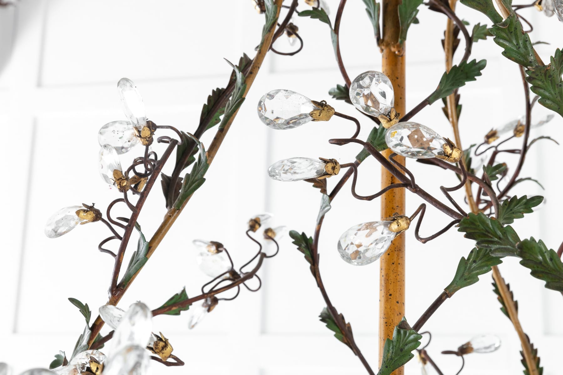 SOLD, Pair of Large 1940s Italian Chandeliers