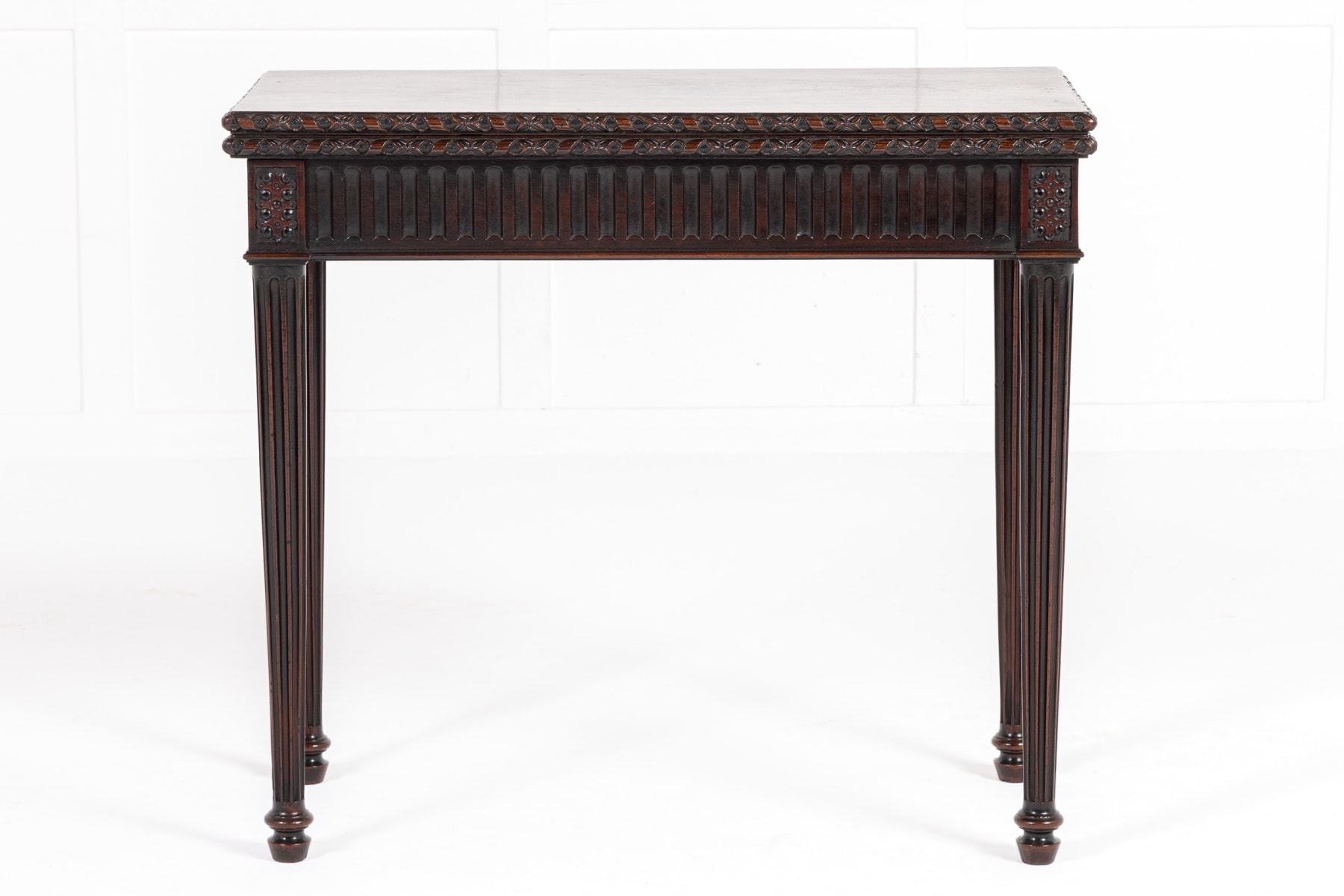 18th Century George III Mahogany Tea Table