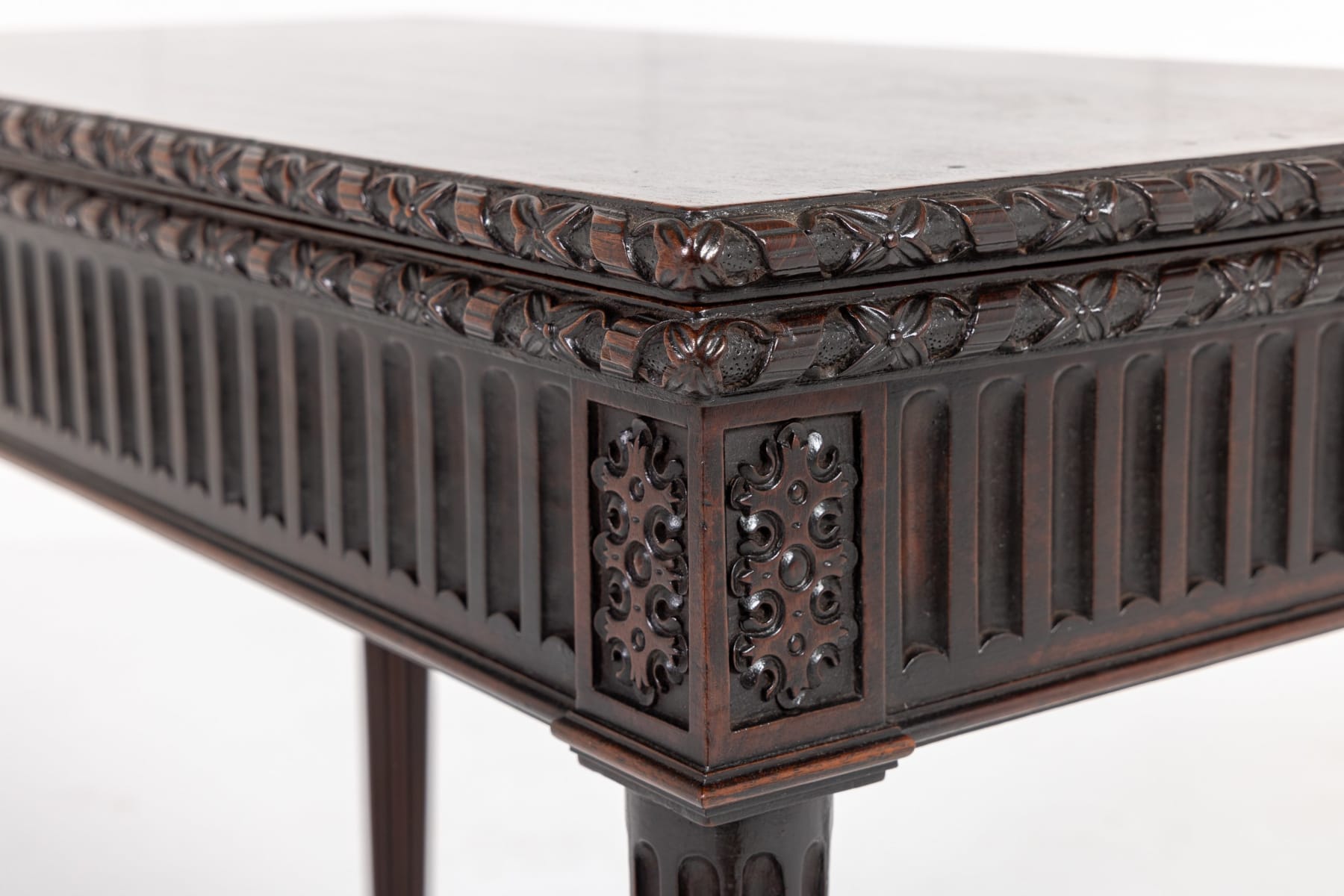 18th Century George III Mahogany Tea Table