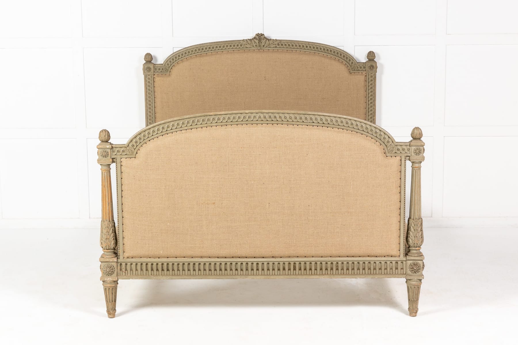 19th Century French Carved Wood Kingsize Bed