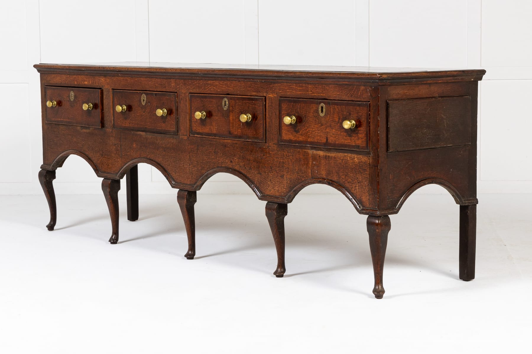 18th Century English Oak Dresser Base
