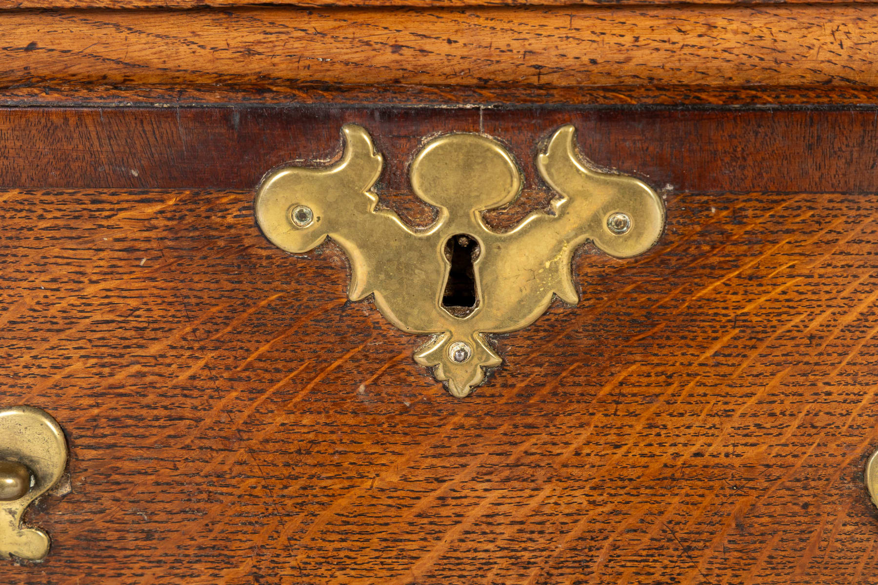 18th Century George III English Oak Dresser Base
