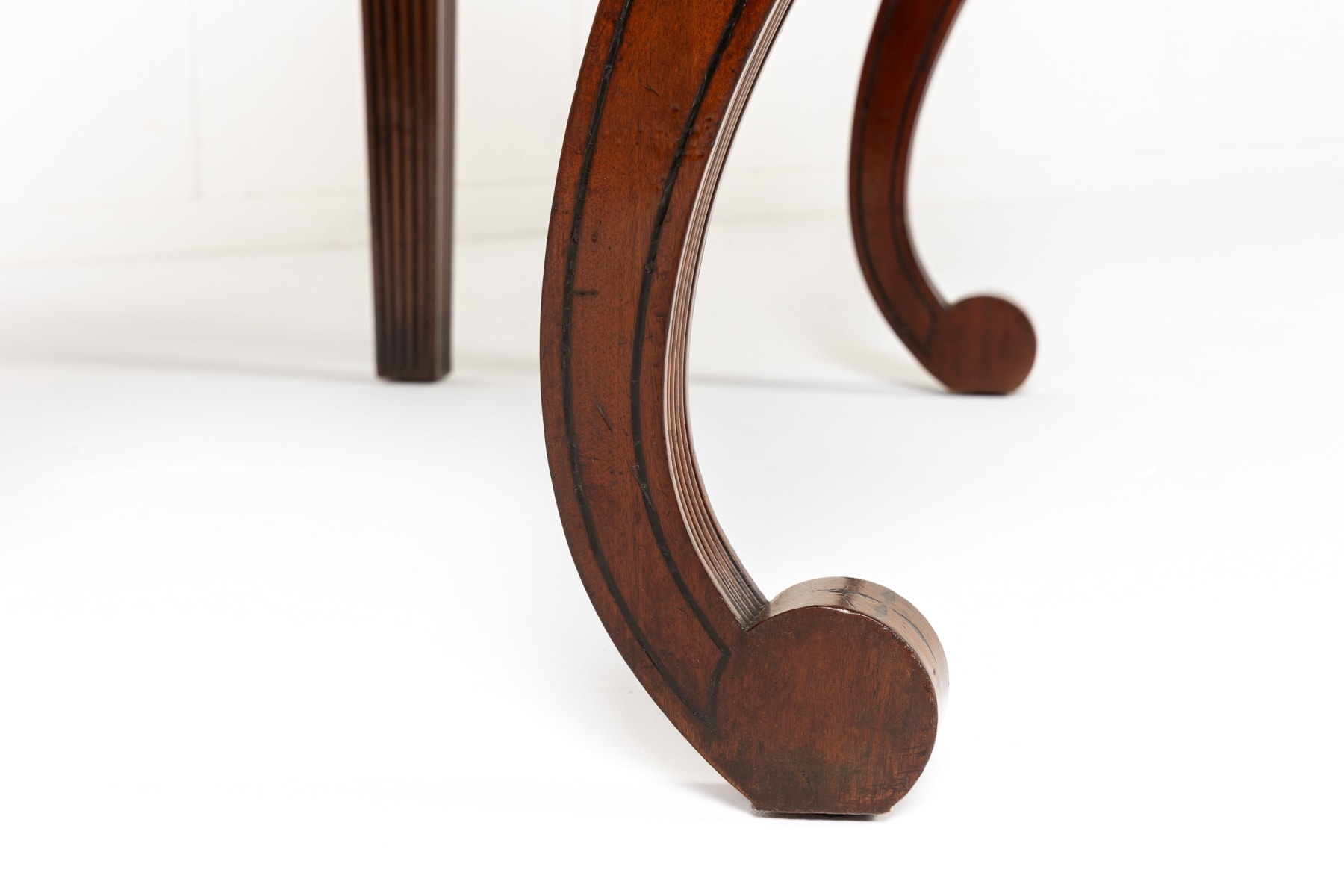 19th Century English Regency Mahogany Serving Table