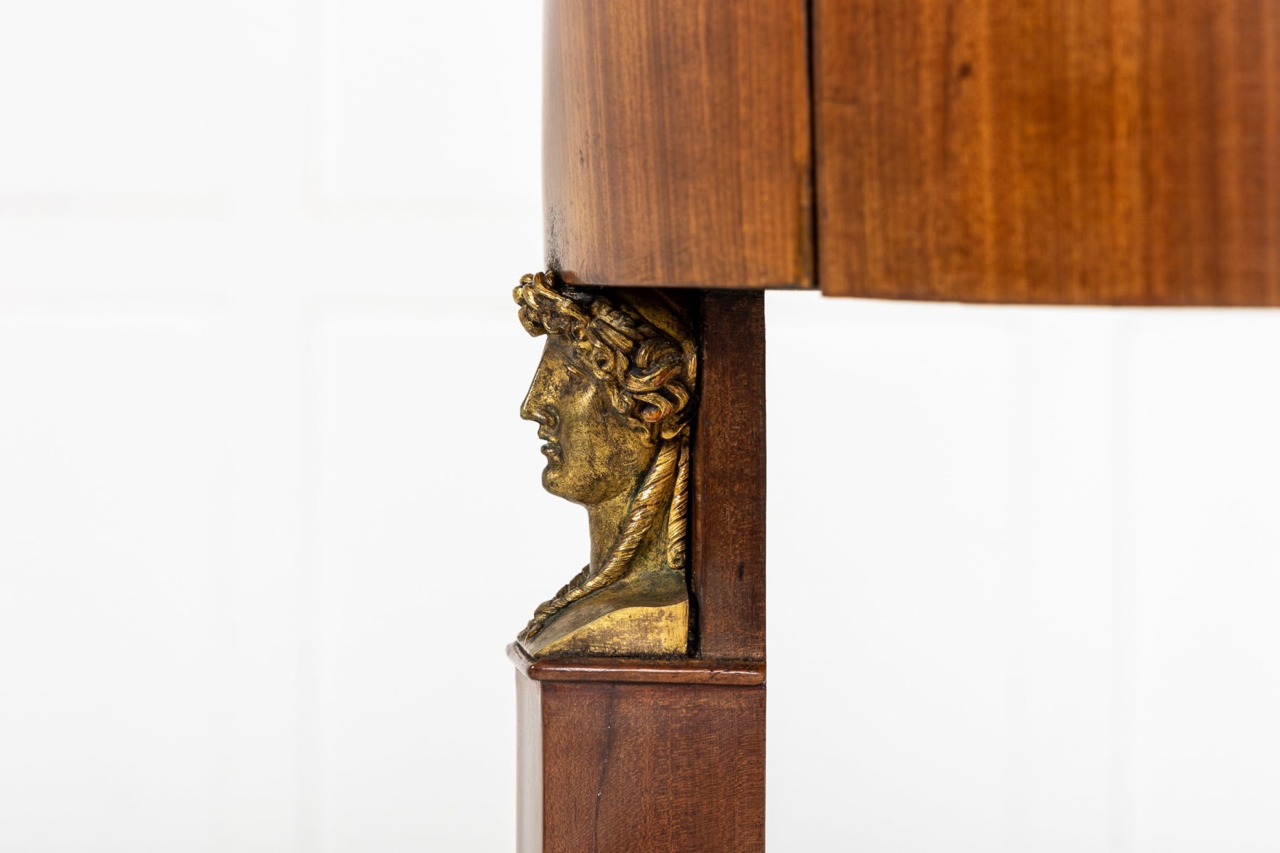 19th Century French Mahogany Guéridon with Marble Top