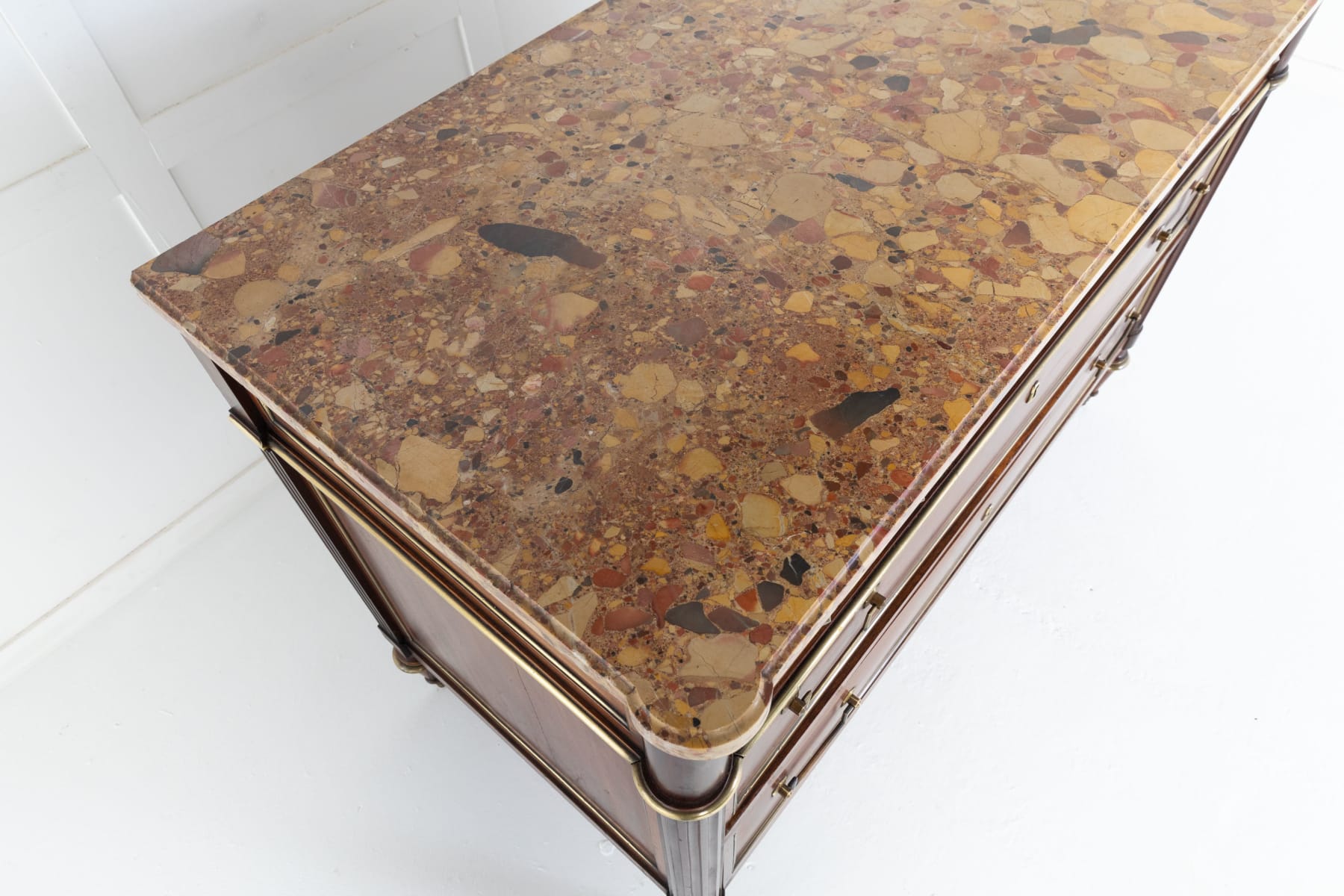 19th Century Commode with Marble Top