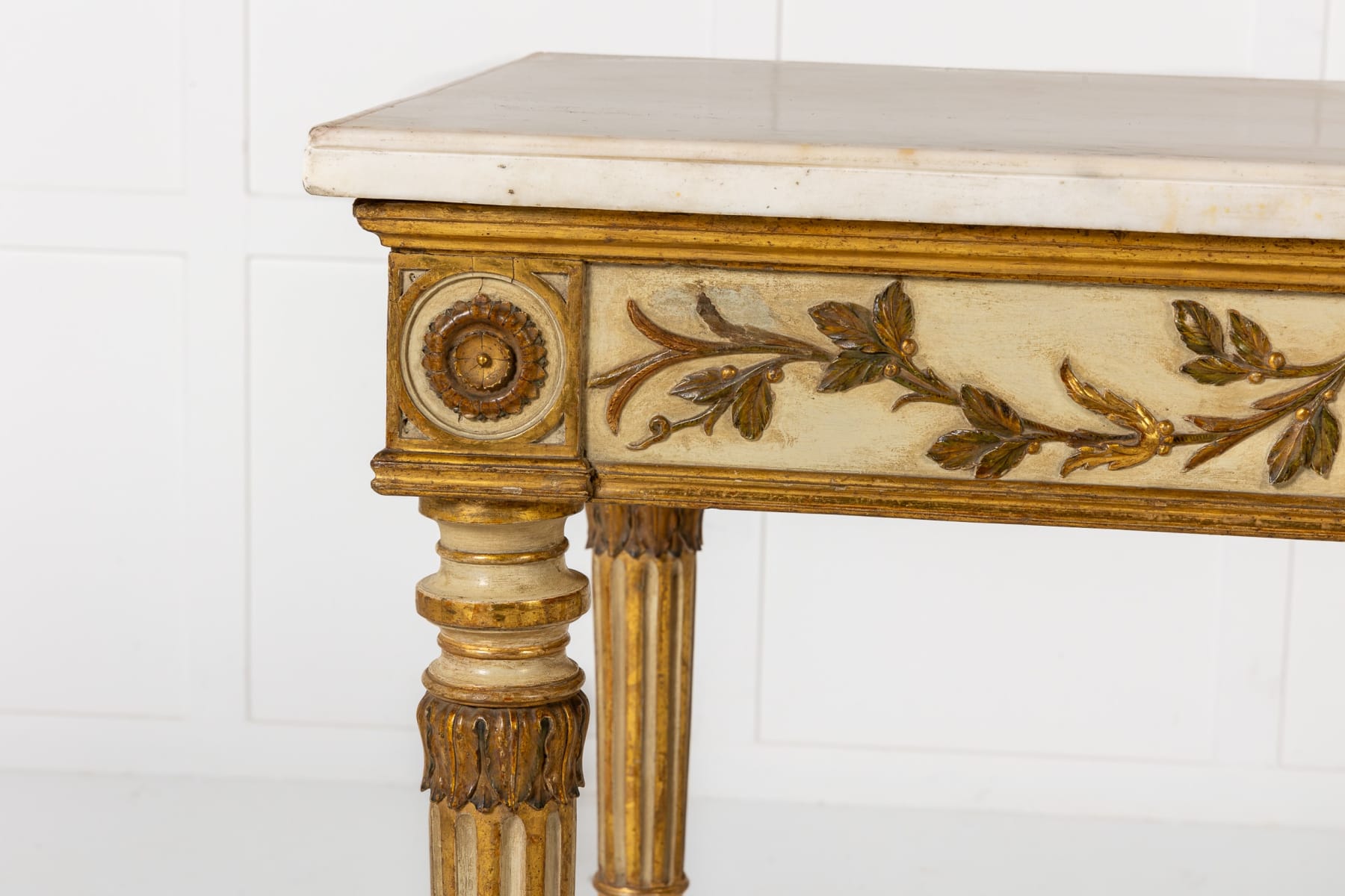 19th Century Italian Gilt Console Table